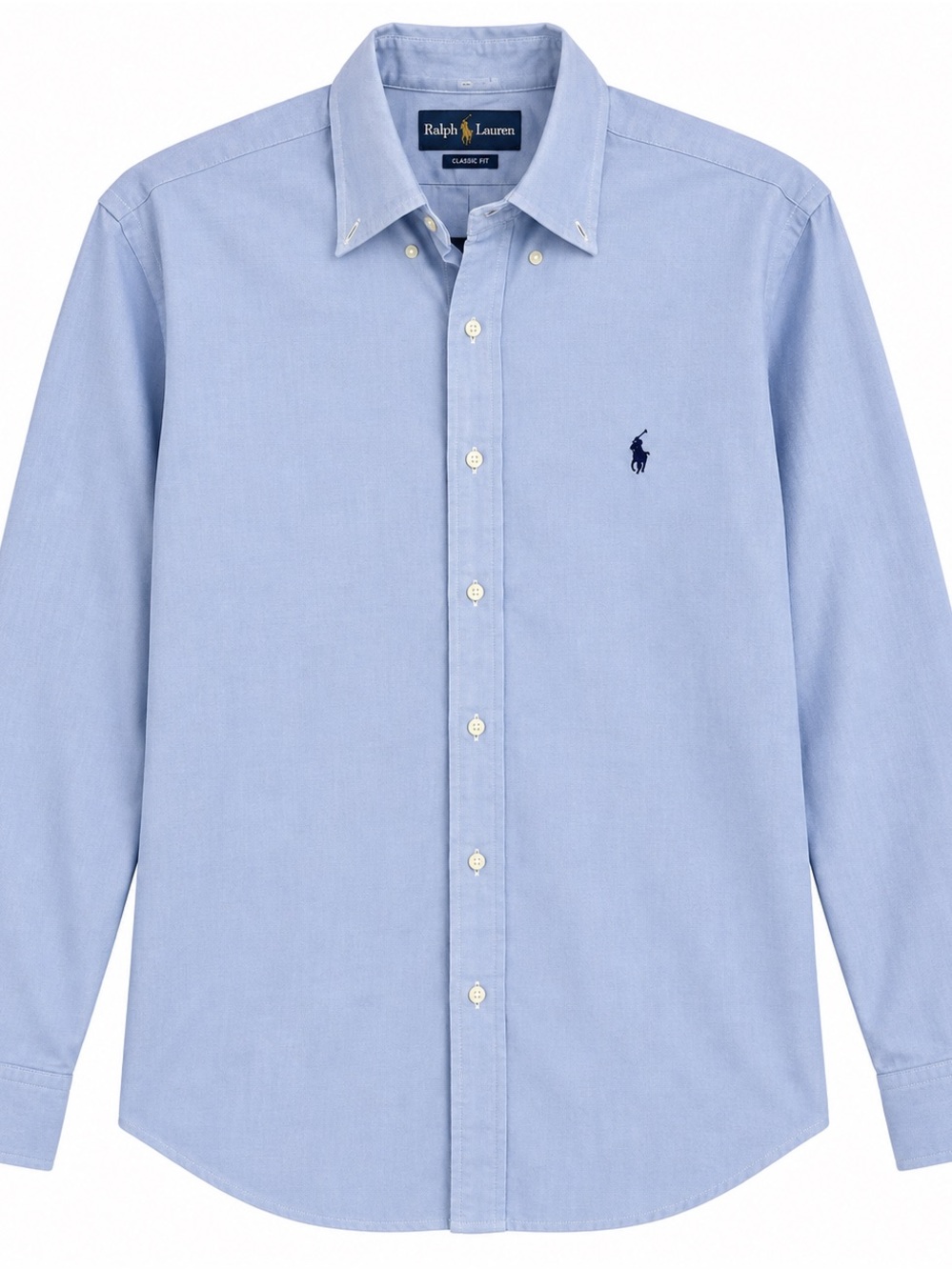 Ralph Lauren Pale Blue Button-Down Oxford Shirt